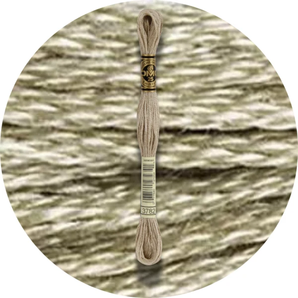 DMC Mouliné Spécial 25 Broderigarn, Ensfarvet, Neutrale nuancer